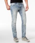 Calvin Klein Jeans Men's Slim-fit Stretch Glacier Ripped Jeans