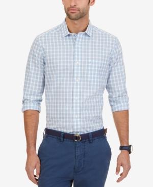 Nautica Men's Wrinkle-resistant Marina Gingham Shirt