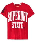 Superdry Men's State Rebel Graphic-print Logo T-shirt