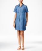 Maison Jules Denim Shift Dress, Only At Macy's