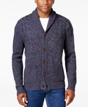 Tommy Bahama Men's Shawl Collar Cable-knit Cardigan