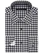 Sean John Men's Classic-fit Eclipse Checked Dress Shirt