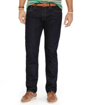 Polo Ralph Lauren Big And Tall Hampton Straight-fit Rinse-wash Jean