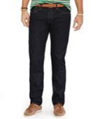 Polo Ralph Lauren Big And Tall Hampton Straight-fit Rinse-wash Jean