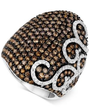 Le Vian Red Carpet Diamond Swirl Statement Ring (4-1/5 Ct. T.w.) In 14k White Gold