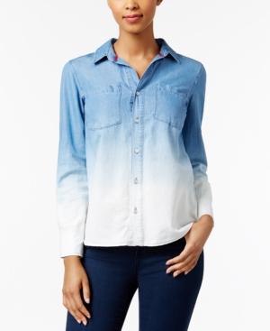Vintage America Dip-dyed Roll-tab Shirt