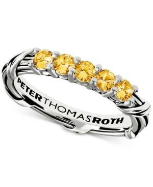 Peter Thomas Roth Yellow Sapphire Ring (5/8 Ct. T.w.) In Sterling Silver