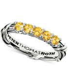 Peter Thomas Roth Yellow Sapphire Ring (5/8 Ct. T.w.) In Sterling Silver