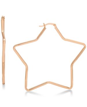Star Hoop Earrings