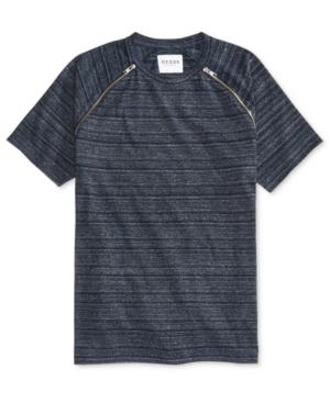 Guess Men's Linear Space Zip T-shirt