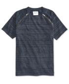 Guess Men's Linear Space Zip T-shirt