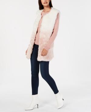 I.n.c. Ombre Faux-fur Vest, Created For Macy's