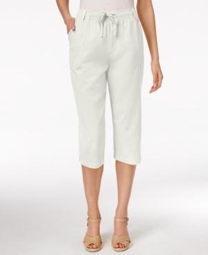 Karen Scott Drawstring Capri Pants, Only At Macy's