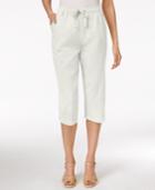 Karen Scott Drawstring Capri Pants, Only At Macy's