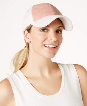 Collection Xiix Faux Suede Baseball Cap