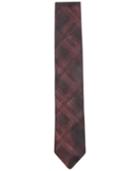 Ryan Seacrest Distinction Men's Lurex Plaid Slim Tie, Only At Macy's