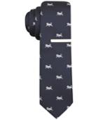Alfani Red Alsey Lion Skinny Tie, Only At Macy's