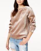 Glam By Glamorous Velvet Sweatshirt, Created For Macy's