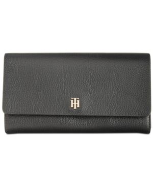 Tommy Hilfiger Th Serif Signature Accordion Flap Wallet