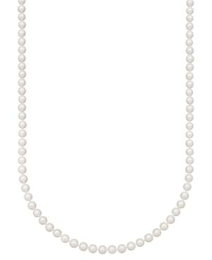 "belle De Mer Pearl Necklace, 30"" 14k Gold A+ Akoya Cultured Pearl Strand (6-1/2-7mm)"