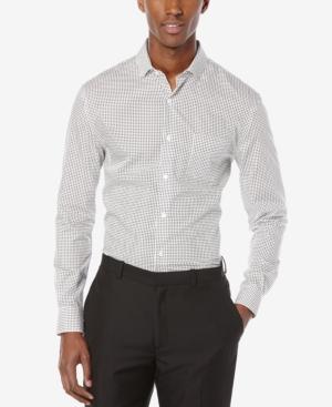 Perry Ellis Men's Diamond Dot Long-sleeve Shirt