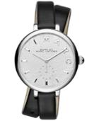 Marc By Marc Jacobs Women's Sally Black Leather Strap Watch 36mm Mj1419