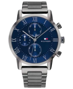 Tommy Hilfiger Men's Gunmetal Gray Bracelet Watch 44mm