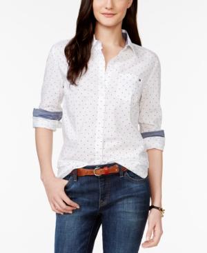 Tommy Hilfiger Button-down Shirt, Pin Dot Print