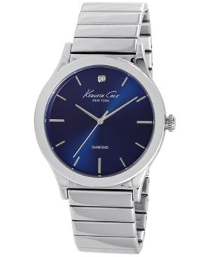 Kenneth Cole New York Men's Diamond Accent Stainless Steel Bracelet Watch 44mm 10025945
