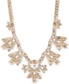 Givenchy Gold-tone Crystal Statement Necklace, 16 + 3 Extender