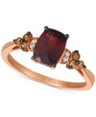 Le Vian Rhodolite Garnet (1-3/4 Ct. T.w.) & Diamond (1/5 Ct. T.w.) Ring In 14k Rose Gold