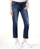 Hudson Jeans Mia Electric Clover Wash Cropped Flared Jeans