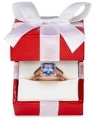 Le Vian Blueberry Tanzanite (2 Ct. T.w.) And Diamond (3/8 Ct. T.w.) Ring In 14k Strawberry Rose Gold