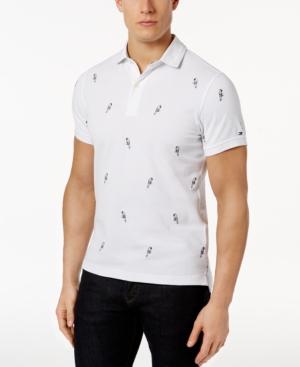 Tommy Hilfiger Men's Slim-fit Embroidered Parrot Polo