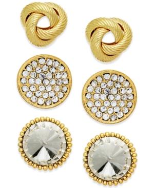 Thalia Sodi Gold-tone Stud Earring