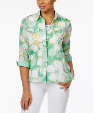 Alfred Dunner Bahama Bays Layered-look Shirt
