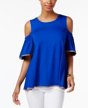 Cupio By Cable & Gauge Cold-shoulder Top