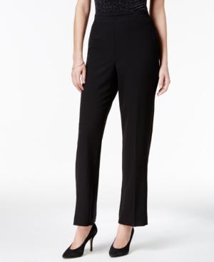 Alfred Dunner Petite 'tis The Season Straight-leg Pants