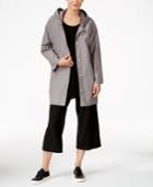 Eileen Fisher Hooded Snap-front Coat
