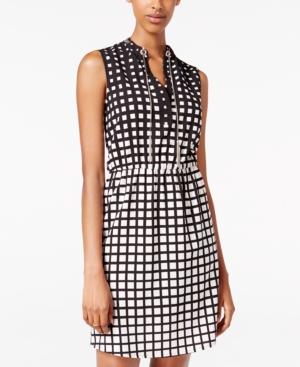 Xoxo Juniors' Printed Chain-neck Shift Dress