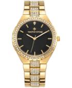 Granton Women's 'gala' Crystal Adorned Bezel Bracelet Watch 39mm