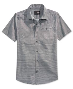 Hurley Men's Farrington Micro-striped Short-sleeve Shirt