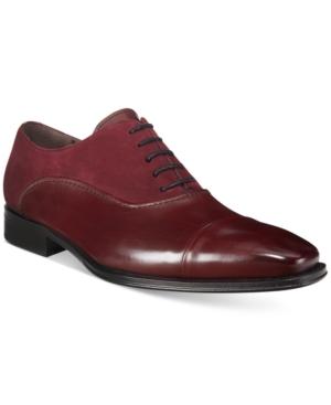 Mezlan Men's Arlington Mixed-media Cap-toe Oxfords, Only At Macy's Men's Shoes