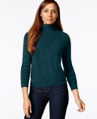 Karen Scott Petite Luxsoft Turtleneck Sweater, Only At Macy's