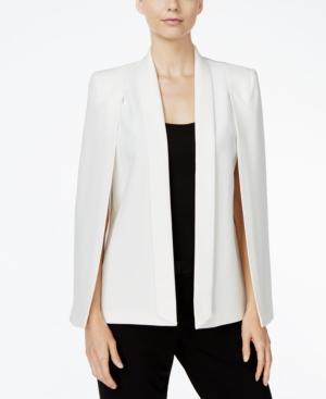 Tahari Asl Open-front Cape Blazer