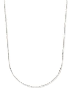 Fancy-link Chain Necklace In 14k White Gold
