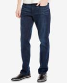 Kenneth Cole New York Men's Straight-fit Dark Indigo Wash Jeans