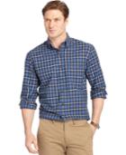 Izod Big And Tall Long Sleeve Plaid Shirt