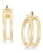 Charter Club Gold-tone Small Double Hoop Earrings, Only At Macy's