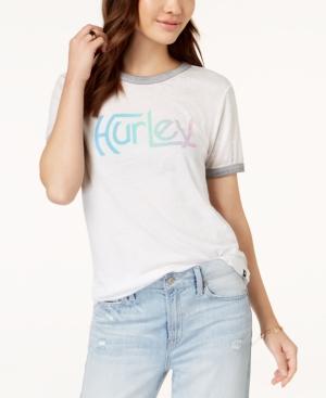 Hurley Juniors' Gradient Burnout Ringer T-shirt